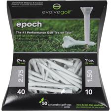 Evolve Golf Epoch Golf Tees - 40 CT 2-3/4 in