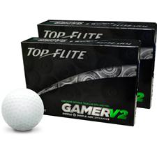 Top-Flite Gamer V2 Golf Balls - Double Dozen
