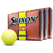 Srixon Trispeed Tour Golf Balls - Yellow - Buy 2 Get 1 Free