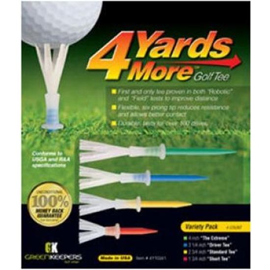 4 Yards More Assorted Golf Tees