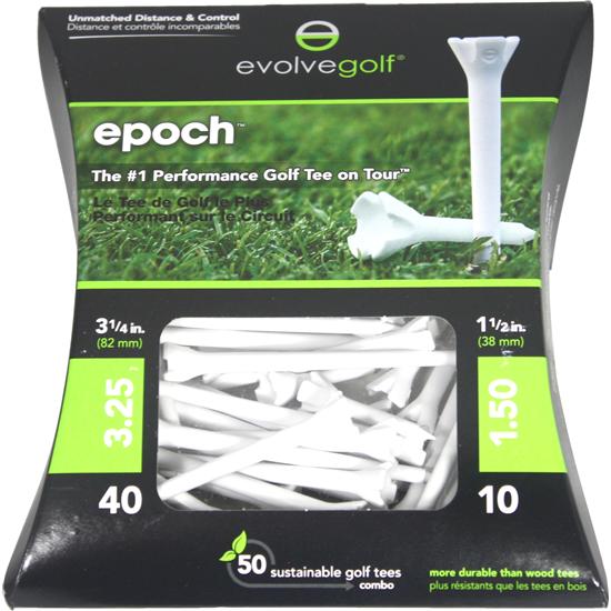 Evolve Golf Epoch Golf Tees - 40 CT 3-1/4 in