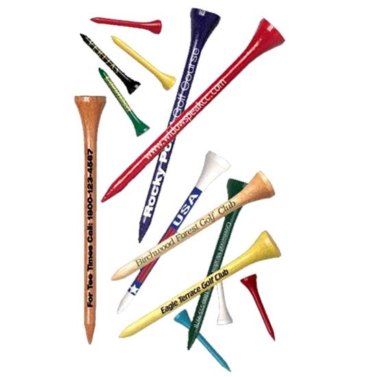 Logo Golf 3 1/4 " Golf Tees
