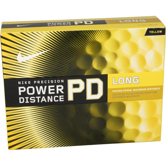 Nike Power Distance Long Yellow Golf Balls