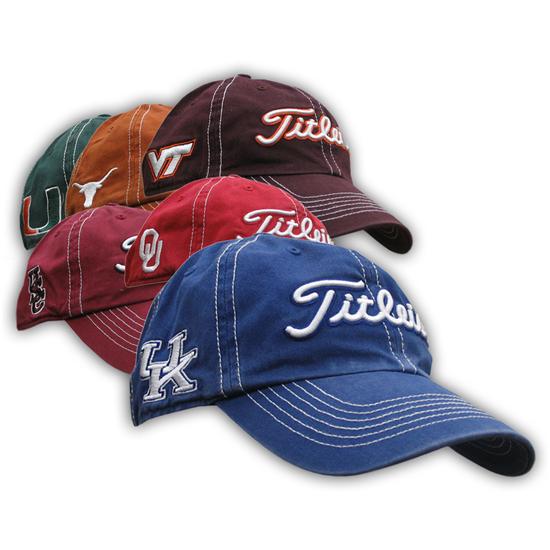 Titleist Collegiate Golf Caps