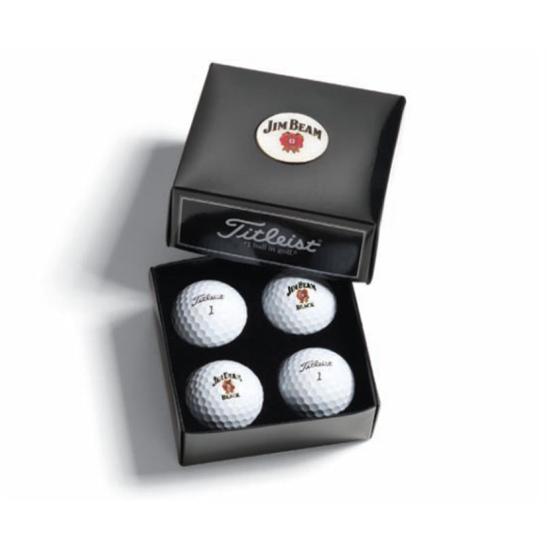Titleist PackEdge Custom Dome Label 4-Ball Box