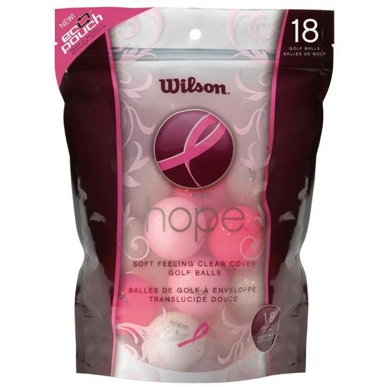 Wilson Hope Golf Balls - 18 Ball Pouch
