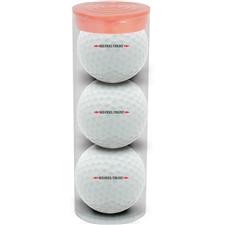 Wilson 3-ball sleeve Linear See Feel Trust Logo Golf Ball