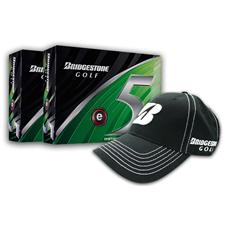 Bridgestone E5 Golf Balls - Buy 2 Dozen Get Free Hat