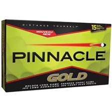 Pinnacle Gold Distance Yellow Golf Balls