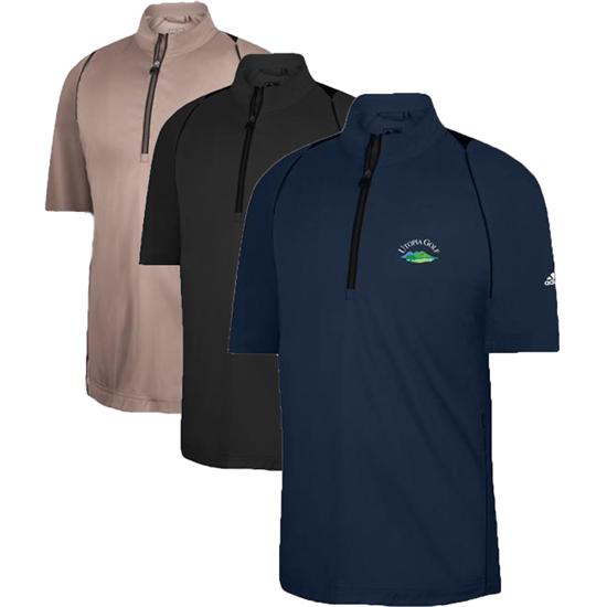 Adidas Men's Climaproof Half-Zip SS Utopia Golf Windshirt