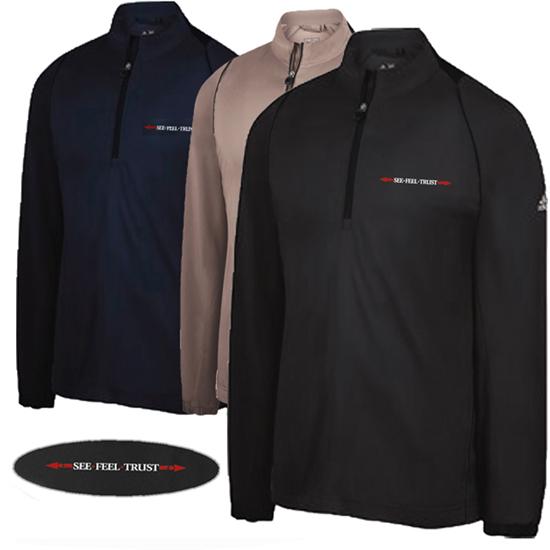 Adidas Climaproof Halfzip Linear See Feel Trust Windshirt