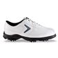 Callaway Golf C-Tech Saddle Jr. Golf Shoes - White/White - Size 6 Medium