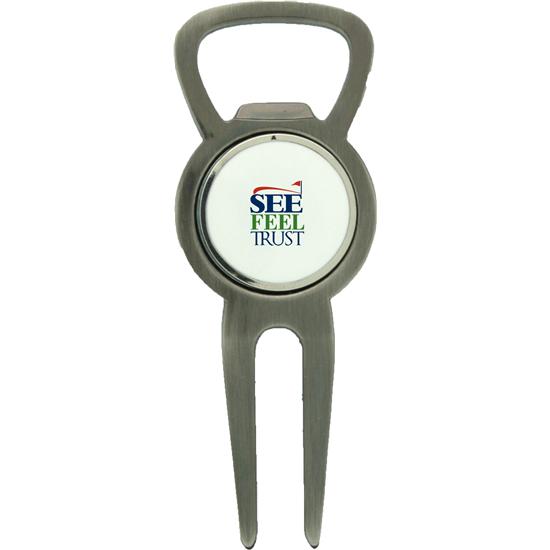 Classic See Feel Trust SFT Bottle Opener Ball Marker
