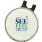 Classic See Feel Trust SFT Dimpled Hat Clip