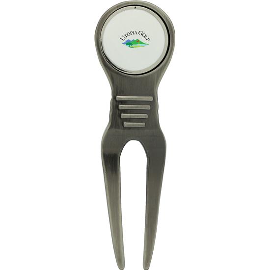 Classic Utopia Golf Logo Divot Tool with Ball Marker