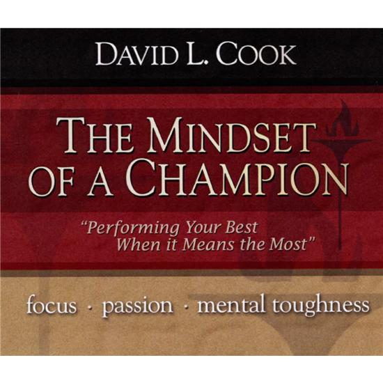 Dr David Cook The Mindset of a Champion 2 Hr Audio CD Series