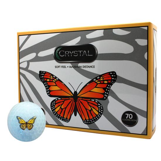 FL Golf Crystal Golf Balls - Butterfly Logo