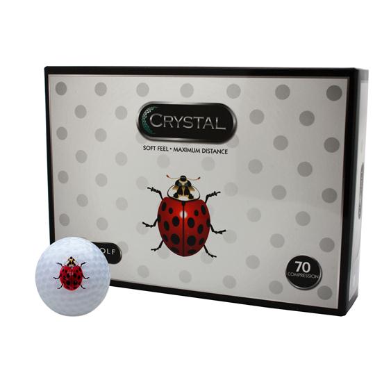 FL Golf Crystal Golf Balls - Lady Bug Logo