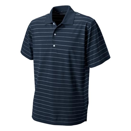 Greg Norman Men's Performance Micro Pique Stripe Polo