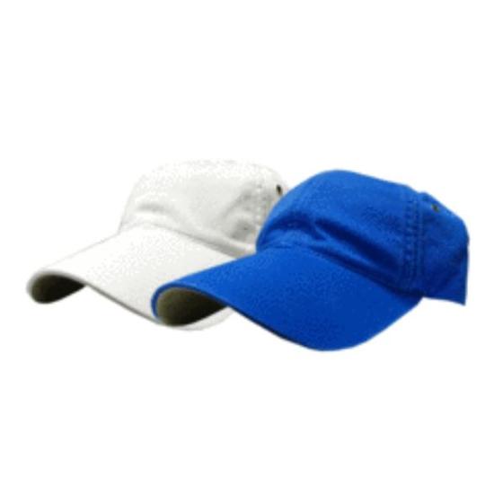 Ivory Headwear Unstructured Long Visor Cap