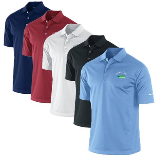 Nike Dri-Fit Solid Utopia Golf Logo Polo