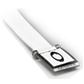 Oakley Ellipse Leather Belt - White - Medium