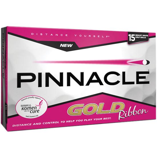 Pinnacle Gold Ribbon Golf Balls for Women