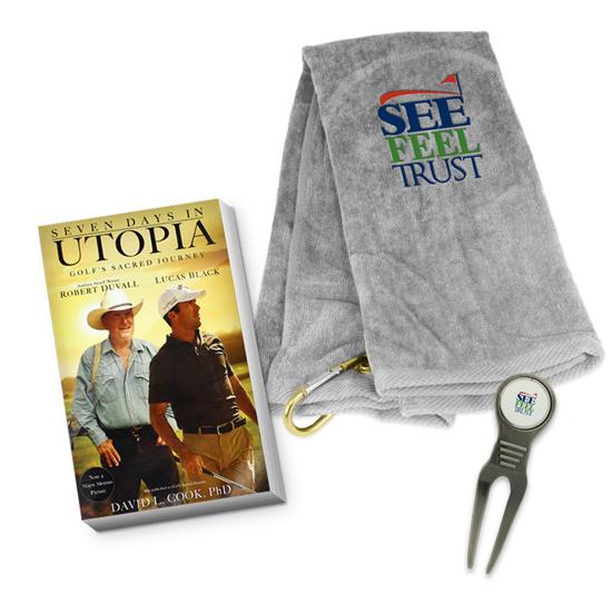 See Feel Trust Logo Golf Towel Bundle Pack