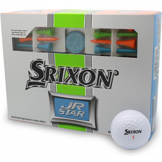 Srixon Jr. Star Golf Balls 3 Qtys (24 Balls,24 Tees,3 Ball Markers