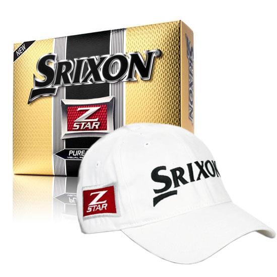 Srixon Z-Star 2 Golf Balls with Free Tour Hat