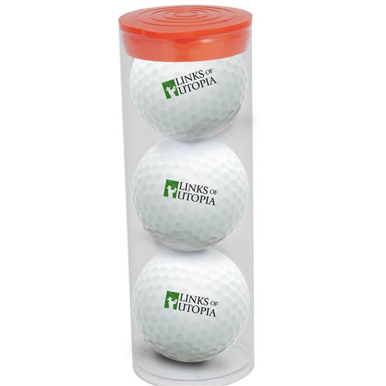 Wilson (3-ball sleeve) Links of Utopia Logo Golf Balls