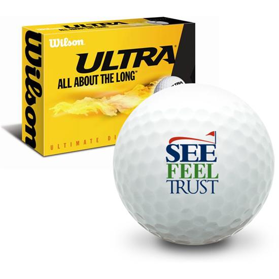 Wilson Ultra See Feel Trust Logo Golf Balls