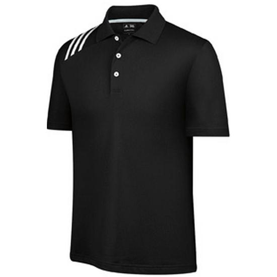 Adidas ClimaCool Pique 3-Stripes Solid Polo - 2012