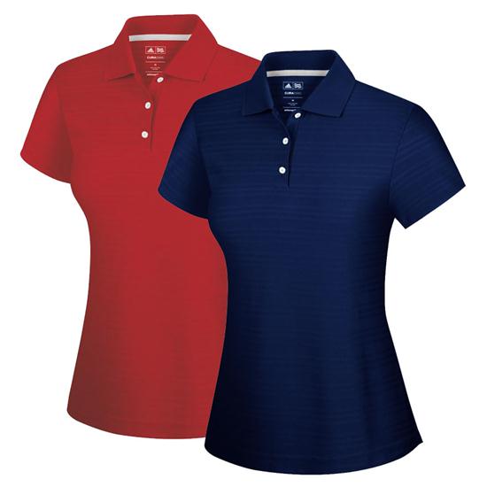 Adidas ClimaCool Textured Solid Polo for Women
