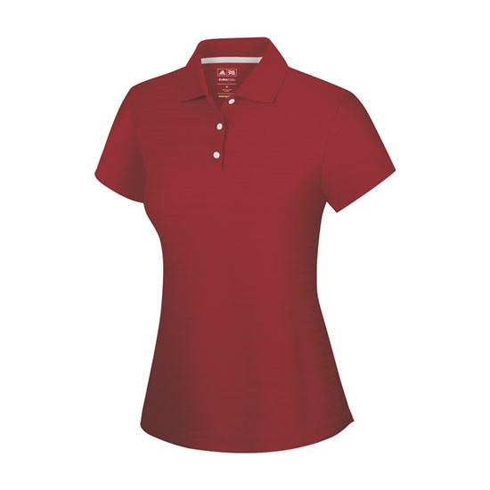 Adidas ClimaCool Textured Solid Polo for Women