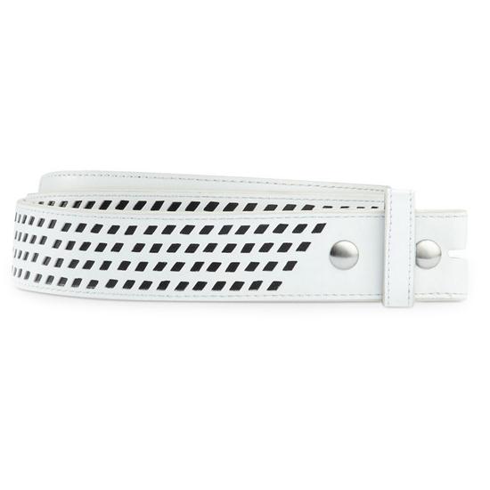 Adidas Full Grain Perforated Leather Belt Strap