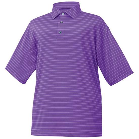 FootJoy Pencil Stripe Stretch Lisle Self Collar Shirt