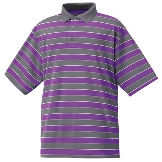 FootJoy Stretch Pique Stripe Athletic Fit Shirt - 2012