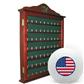 Golf Gifts & Gallery 63 Ball Display Cabinet w/ Free Logo Ball
