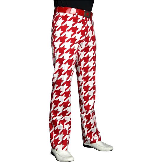 LoudMouth Golf Red Tooth Pants