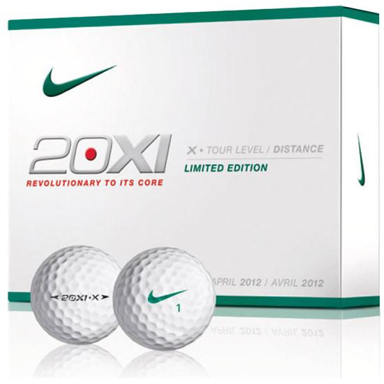 Nike 20XI X Green Swoosh Golf Balls