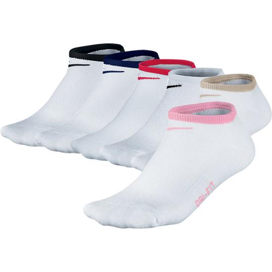 Nike Dri-Fit Tipped No-Show Socks for Women
