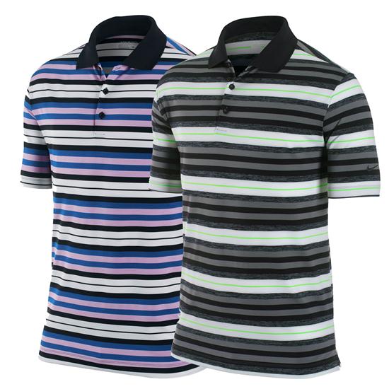 Nike Dri-Fit UV Stretch Stripe Polo - 2012 Model