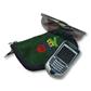 Logo Golf Eyeglass Case - Microsuede