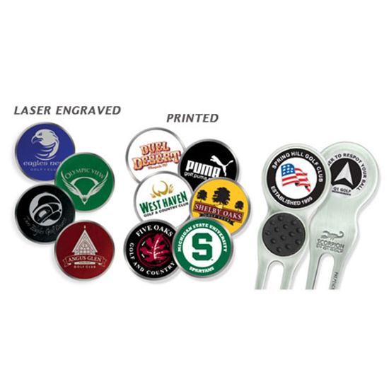 Logo Golf Quick X Ball Marker