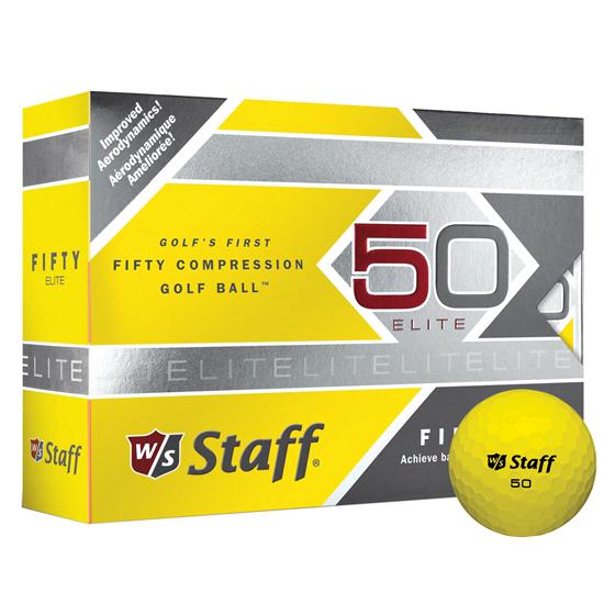 Wilson Staff Prior Model Fifty Elite Yellow Golf Balls