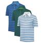 Adidas ClimaCool Debossed Stripe Polo - 2012