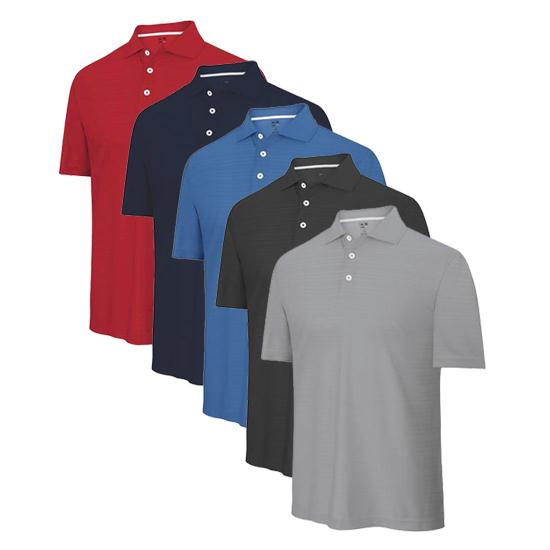 Adidas Men's ClimaCool Textured Solid Polo