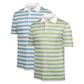 Adidas Men's ClimaLite White Base Merchandising Stripe Polo