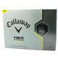 Callaway Golf HEX Chrome Yellow Personalized Golf Balls